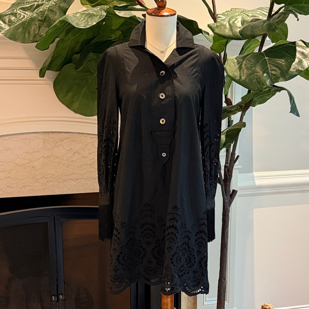 Gucci Shirt Dress w Eyelet Lace Details - Picture 2 of 8